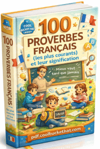 100 proverbes Français (les plus courants) et leurs significations